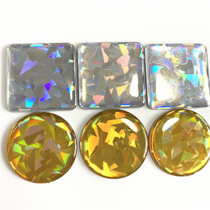 Qualité LOGO personnalisé imprimé médias sociaux partage 3d hologramme Nfc époxy étiquette avec anti-adhésif métallique - Product Image 4