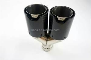 Universal de <span class=keywords><strong>1</strong></span> Set(2 consejos) para Bmw de carbono Y tipo de punta de escape - Product Image 5