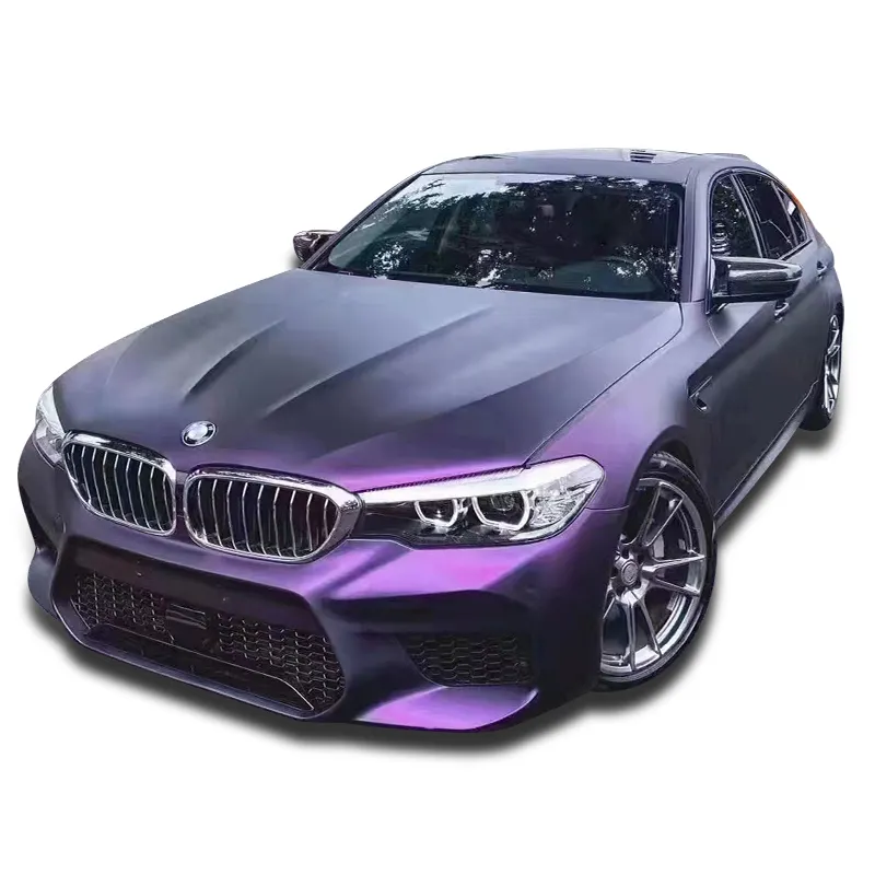 Vinyl Wrap SupplierSuper matte black magic Chrome Metallic Auto Body Stickers Self Adhesive Vehicle Wrapping Foil Car Vinyl Film