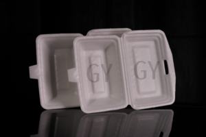 Caja de Alimentos Desechable, Envases de Espuma para Alimentos, Contenedores de Espuma Blancos, Lonchera, Contenedor de Almuerzo, Caja de Tres Compartimentos - Product Image 4