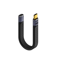 Câble USB C accord PD charge rapide 240W 40Gbps FPC cordon court USB4 Softboard câble Charge rapide pour ordinateur portable