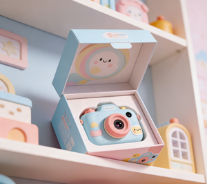 Caja de Embalaje de Cartón con Tapa Tipo Cielo y Tierra, Laminación Mate y Forro de Esponja para Cámaras Infantiles - Vietnam para Lujo Certificado - Product Image 2