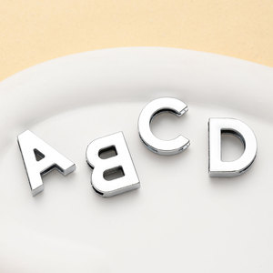 อุปกรณ์ตกแต่งรองเท้าแฟชั่นขนาดใหญ่ 20 มม. ตัวอักษรประดับตกแต่งรองเท้า หัวเข็มขัดรองเท้าแบบพิเศษ ดอกไม้โลหะประดับรองเท้า - Product Image 3