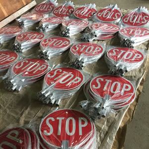 Direct Factory Australia standard classe 1 reflective stop slow sign traffic bats palo in alluminio - Product Image 4