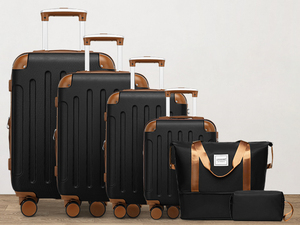 Elegant <strong>Light</strong> <strong>Weight</strong> Hard Side Travel Bags <strong>Luggage</strong> Factory Wholesale Product with Soft Handle Carry On Trolley Bags for Airline - Product Image 2