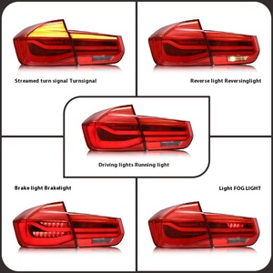2013-2019 for 3 Series F30 <b>LED</b> Rear Tail <b>Light</b> Assembly 12V <b>Red</b> Lens Quality New Aftermarket Car Restoration Steering YAB-BMW-02 - Product Image 4