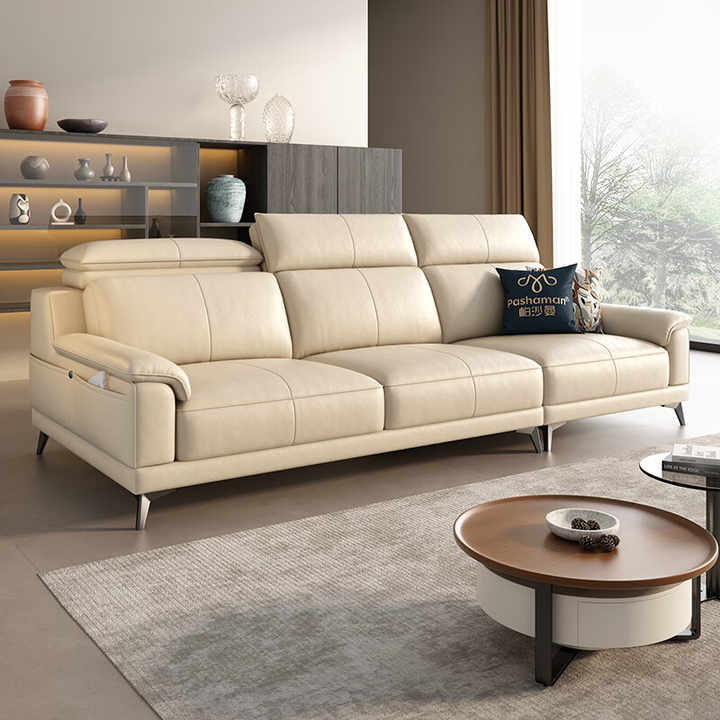 Photo inspiration: Picture Idea: Wholesale Genuine Cow Leather Sofa Two Seater Reclining Leather Sofa