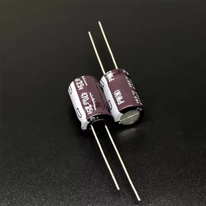 Nichicon elektrolitik kondansatör 470uf35v PW serisi 35v470uf 10*20 kap şap 470UF 20% 35V radyal - Product Image 5