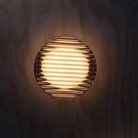Applique murale LED extérieure étanche en verre au design moderne pour salle de bain, balcon, aluminium 2700K IP65, jardin, cour, porche