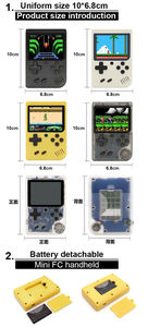 Nouveau produit en gros Mini <span class=keywords><strong>émulateur</strong></span> de poche rétro intégré avec 168 jeux Lecteur vidéo Console de jeu portable - Product Image 5