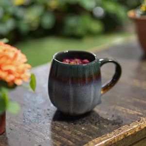 Bán buôn Bắc Âu thiết kế sứ chén gốm lốm đốm đen Dot Mug với Vòng xử lý cho cà phê và trà Nordic Tea Mug - Product Image 1