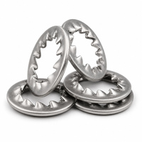 M2-M20 Stainless Steel Internal Tooth Lock Washers Metric Serrated Star Washer Anti Loose Fasteners Sourcing Wholesale