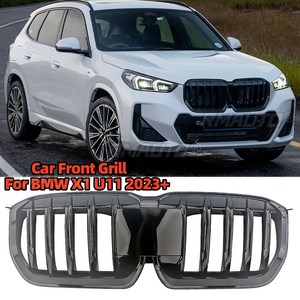 สำหรับ BMW X1 U11 2023+ กระจังหน้ารถยนต์แบบ Racing Grille รุ่น 18d 20i 23i 23d 25i 30e 30d แบบเส้นเดี่ยว อุปกรณ์ตกแต่งรถยนต์ - Product Image 1