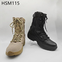 Bottes tactiques de désert pour hommes LXG, Hiking Rescue Pure Original Reinforcement, en cuir suédé anti-déchirure, bottes de combat à vendre HSM115