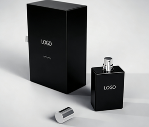 Caja de regalo de perfume deslizante de cartón de lujo con logotipo personalizado de fábrica, para botellas de vidrio de 10 ml y 50 ml, con papel de regalo. - Product Image 2