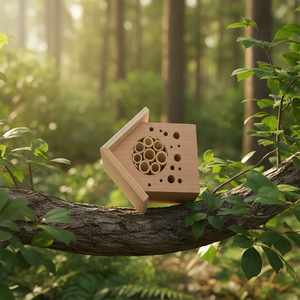 Hôtel à insectes de jardin extérieur pour abeilles - Product Image 6