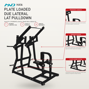 เครื่องฝึกกล้ามเนื้อหน้าอกแบบดึงลง Sleek Front Lat Pulldown รุ่น MND Fitness สำหรับยิมในโรงแรมมัสกัต ระดับมืออาชีพ - Product Image 1
