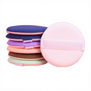 พัฟกำมะหยี่กลมพิมพ์โลโก้ได้ พร้อมริบบิ้น สำหรับแต่งหน้า - Product Image 5