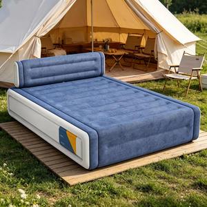 Colchón Inflable Automático de PVC Flocado Moderno con Respaldo Móvil y Bomba de Aire Integrada para Muebles del Hogar - Product Image 1