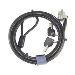 360度回転フルスチールミニヘッドロックセキュリティ盗難防止ノートパソコンコードケーブルロックコンピュータロック - Product Image 2