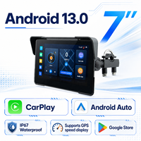 Carplay Moto, Carplay 7 pouces, Android 13.0, 2 Go + 32 Go, affichage de la vitesse GPS, mise à niveau en ligne OTA, IP67, navigation GPS moto