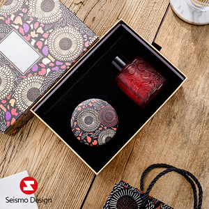 Seismo Bao Bì Quà Tặng Nến Giấy Cứng Thiết Kế Hign-End Bao Bì Trượt Hộp Bao Bì Ngăn Kéo <span class=keywords><strong>Logo</strong></span> Tùy Chỉnh - Product Image 3