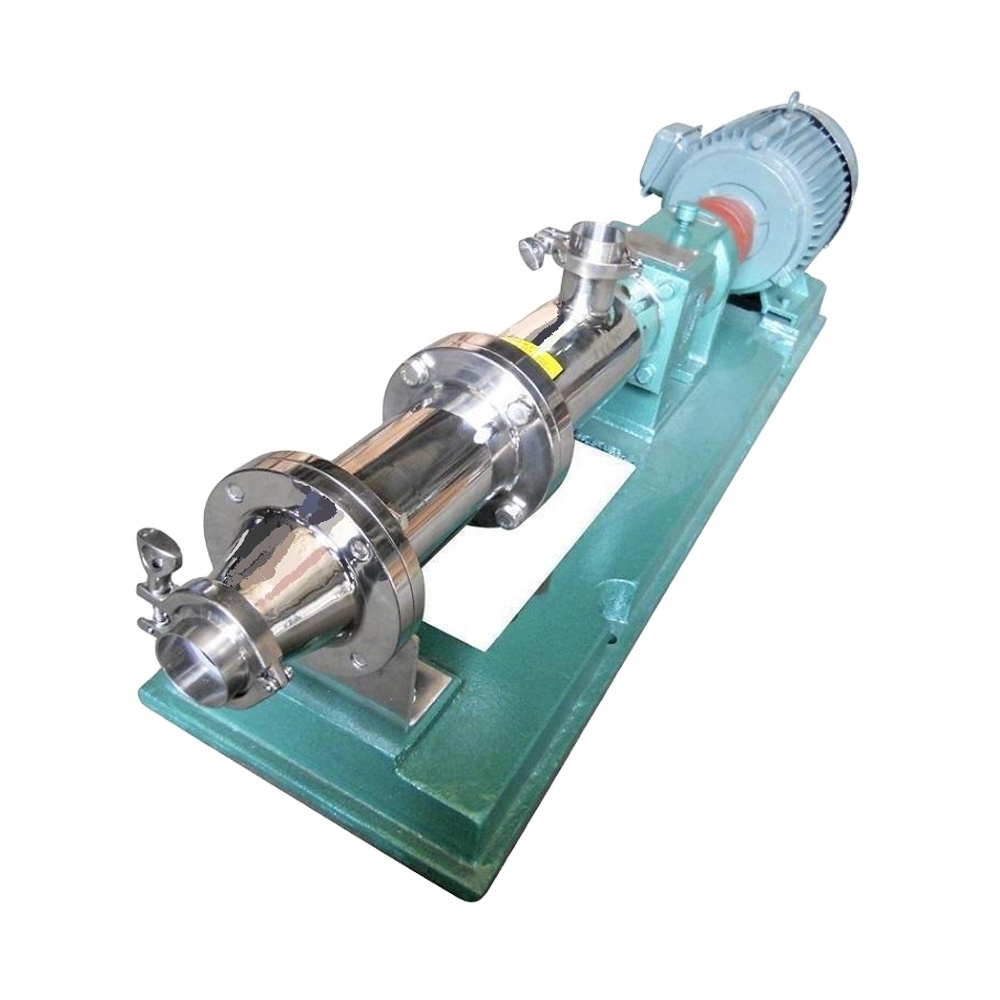 Electric G Type Stainless Steel Sanitary Screw Pump for Chocolate Transfer