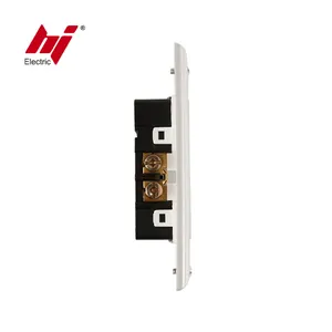 Enchufe de toma de corriente NEMA 5-15R, interruptor de enchufe de pared eléctrico doble, con protección, 125V, US Decorator