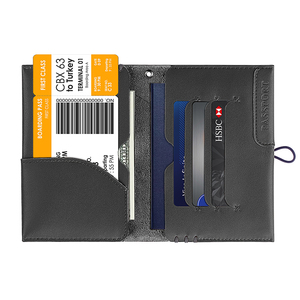 Mejor Venta caliente de viaje en familia PU Cartera de cuero genuino de boleto sostenedor del pasaporte - Product Image 2