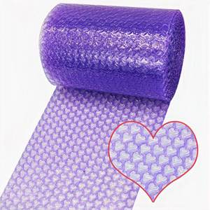 Love Pink Heart Shaped <strong>Bubble</strong> Film <strong>Roll</strong> Wrap Sheets <strong>Roll</strong> Shipping Customised Air Thickened <strong>Bubble</strong> Film <strong>Roll</strong> Packaging - Product Image 4