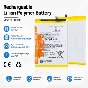 BN5F Li-Polymer <b>Battery</b> Pack 4900mAh 3.82V Rechargeable <b>Mobile</b> Phone <b>Battery</b> Made in China - Product Image 4