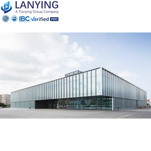 Phong cách công nghiệp Miễn phí thiết kế kết cấu thép đúc sẵn hiện đại ánh sáng nhà kho hội thảo văn phòng xây dựng siêu thị giá - Product Image 2