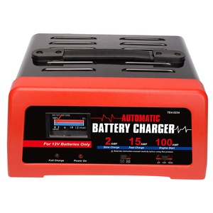 <span class=keywords><strong>Cargador</strong></span> de batería Manual de 12V y 15A, con arranque de motor de 100A, batería de ácido de plomo con interruptor para establecer corriente de carga, indicador de medidor amp - Product Image 5