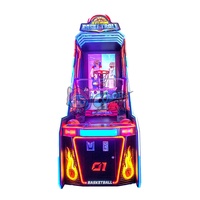 Machine de tir d'arcade de basket-ball à écran 3D pour 2 joueurs d'intérieur Machines de jeu à pièces de style de luxe pour l'amusement