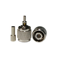 Connecteur coaxial TNC-C-J1.5 haute performance en laiton massif, connecteur mâle TNC, sertissage pour câble RG174 RG316