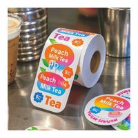 Nouveauté : Étiquette adhésive imperméable haute vitesse, papier kraft découpé, gaufré pour ordinateur, téléphone portable et écouteurs