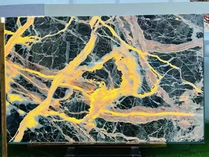 Ảo Ice grey phiến đá cẩm thạch với màu đỏ và trắng tĩnh mạch mờ sọc xám gạch đá cẩm thạch cho tường sàn đá tự nhiên slab - Product Image 2