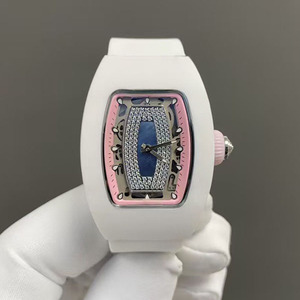 Reloj Mecánico Automático de Lujo para Hombre, Elegante y de Alta Calidad, con Cerámica Blanca, Moissanita y Tourbillon, Resistente al Agua - Product Image 1