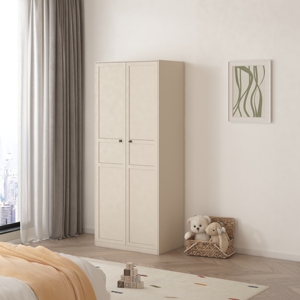 Armario de Acero Moderno en Existencia para Uso Doméstico Europeo, Armario Metálico Resistente para Dormitorio, Gabinete de Almacenamiento - Product Image 3