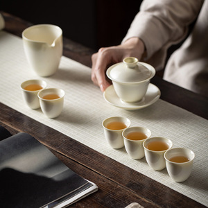 Handmade Celadon Glaze <b>Teacup</b> Porcelain Cone Shape Single Cup For Kung Fu Tea Set Dehua County Origin - Product Image 5