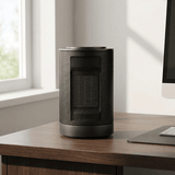 Calentador PTC de 1200W con Distribución de Aire de Ángulo Amplio y Interruptor Trasero Principal