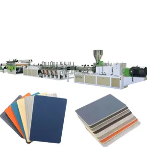 PVC foam board Furniture Making Extrusion Machine wood fiber veneer Board Making Machine