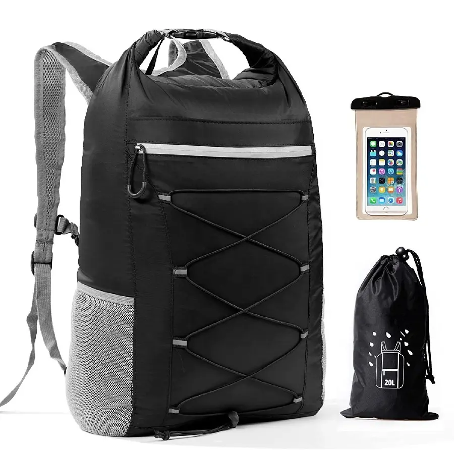 Waterproof Backpack Lightweight Portable Waterproof Dry Bag for Kayaking Beach Boating Fishing Hiking