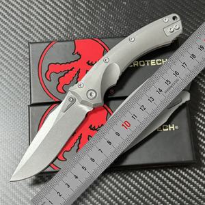 Couteau Dragon à Double Lame Micro Tech de Haute Qualité en Acier Inoxydable D2, Manche en Aluminium Personnalisable pour Usage Industriel et Quotidien (EDC) - Product Image 6