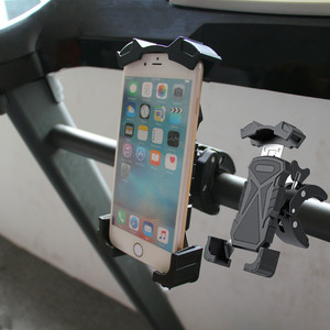<span class=keywords><strong>Support</strong></span> de téléphone anti-vibration à 4 points d'attache réglable <span class=keywords><strong>pour</strong></span> guidon de vélo, moto, scooter, <span class=keywords><strong>GPS</strong></span>, avec verrouillage quadruple - Product Image 2