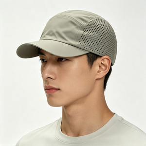 Unisex Quick Dry Breathable Mesh Side Panel UV Protection Lightweight Outdoor Canvas Camping <b>Hat</b> Adjustable for Hiking Fishing - Product Image 1