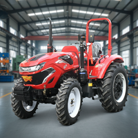 Multifunktionaler 60-90PS 4x4 Landwirtschaftstraktor zum Pflügen, Hacken und Ziehen