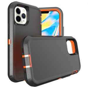 Non-Slip 3in1 trường hợp đối với iPhone 16 15 14 13 12 12 Pro Max PC + TPU Robot defende cứng trường hợp điện thoại cho iPhone 16 vành đai Clip trường hợp - Product Image 2