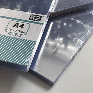 Fogli in PVC Trasparente Formato A3 <span class=keywords><strong>A4</strong></span> per Copertine di Rilegatura <span class=keywords><strong>Foglio</strong></span> di Plastica Trasparente Formato <span class=keywords><strong>A4</strong></span> per Quaderni - Product Image 1