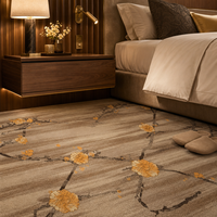 Tapis de chambre d'hôtel 5 étoiles, tapis en nylon imprimé, design personnalisé 3D de luxe